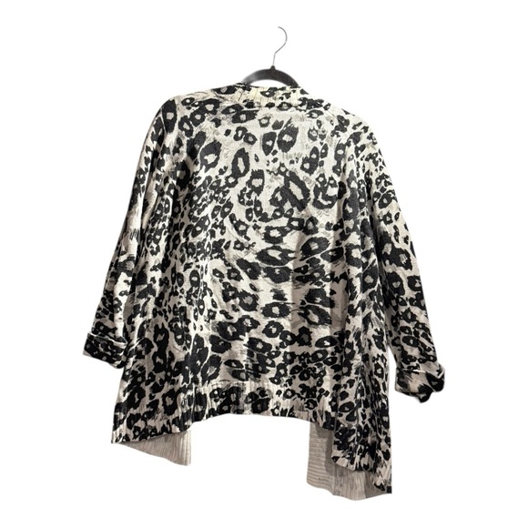Source Unknown Black and White Patterned Cardigan - Picture 3 of 3
